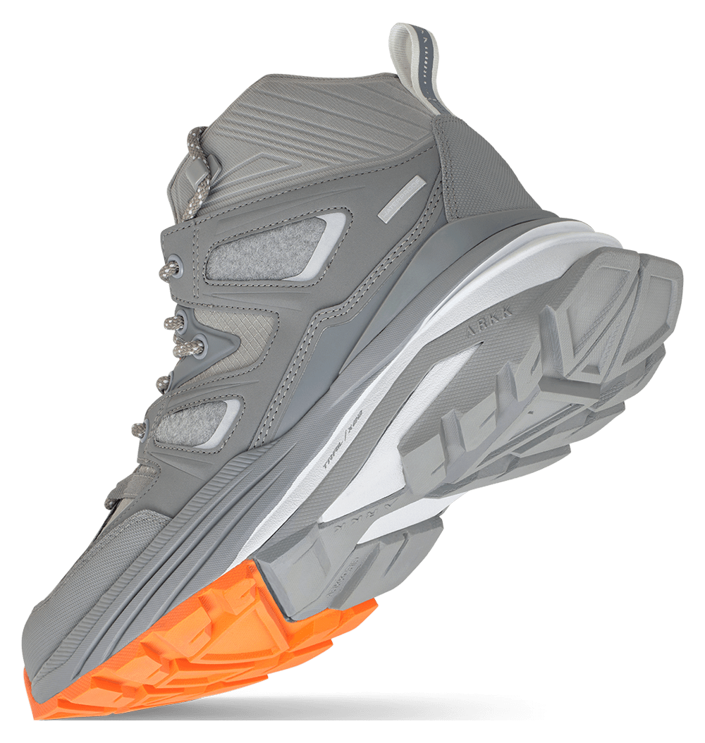 ARKK Collection Duratek Nylon HL TX-22 | Ghost Gray Fall Orange | Men Duratek